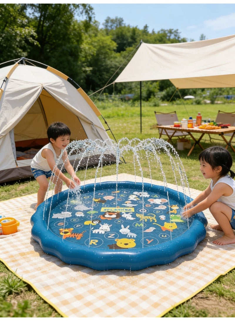 SplashEZ Outdoor Beach Water Toy Sprinkler Spray Pool for Kids - Image 4